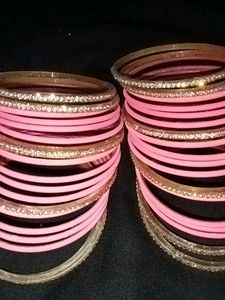 Pink Bangle Set