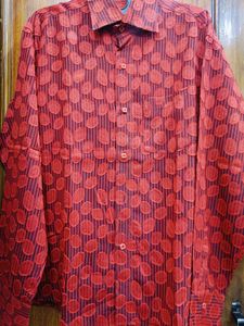 🇳🇿💫♥️ Red Patterned Shirt