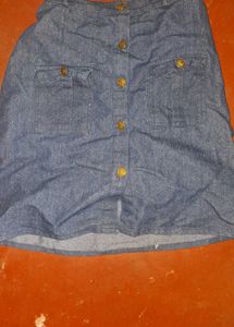 Vintage Denim Skirt