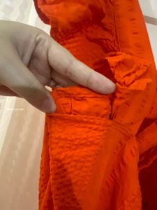 Orange dress