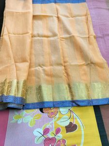 New Saree With Blouse piece