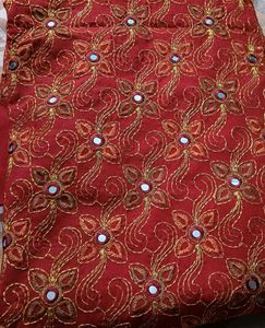 Floral Embroidered Fabric