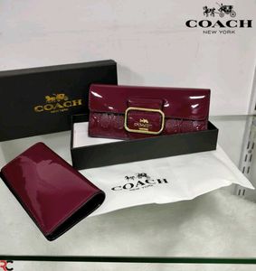 COACH 3 FOLD WALLET WITH BRAND BOX