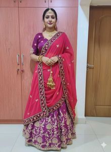 Elegant Purple Lehenga Choli