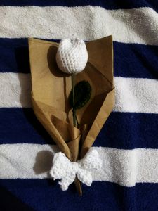 Custom tulip Crochet bouquet