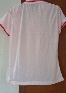 Pink Polo Top