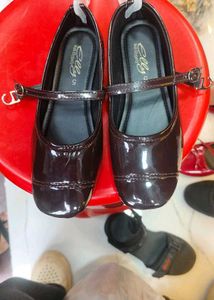 Coffee Brown Marry Jane Flats