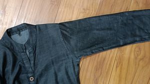 Black Light Denim Kurti