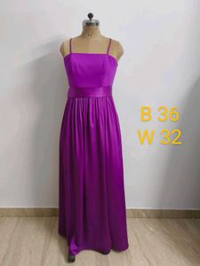 Elegant Purple Maxi Dress