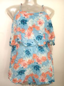 🎄Buy 1, Get 1 Free🎁Size S/ M Floral Print Romper