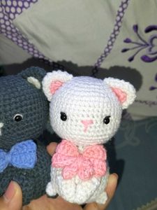 Crochet Cat Pair