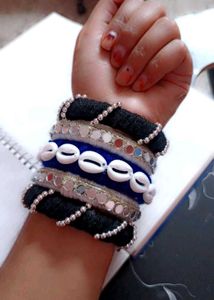 Handmade Beaded Bangles
