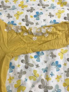 Yellow Embroidered Dress