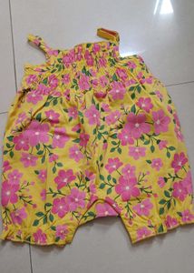 Cute Floral Baby Romper