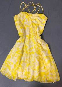 Yellow Flowy Dress