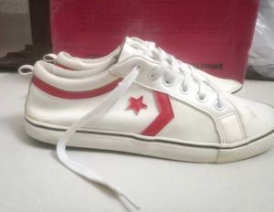 ✨🔥 ORIGINAL Converse ✴️White Leather Sneakers