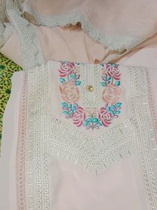 light peach color suit fabric
