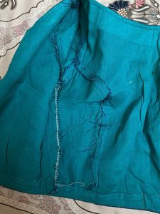 Teal Embroidered Blouse