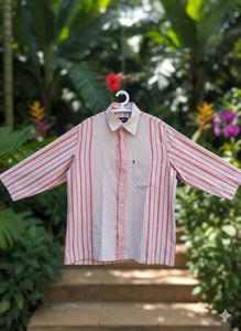 Striped Long Sleeve Button-Down