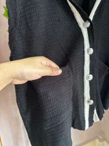 Korean Waistcoat Black