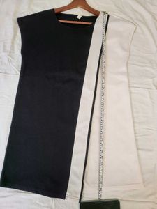 Chic Color Block Mini Dress