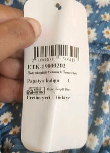 Blue Floral Skirt (Made In Turkey)