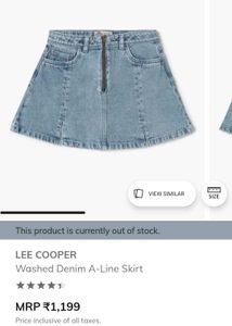 Lee Cooper Denim Skirt