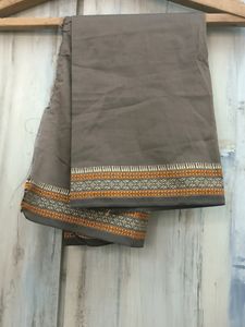 Brown Colour Saree