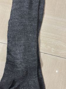 Knee High Socks - Grey &amp; White