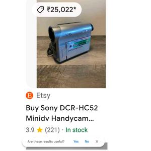 Sony DCR HC-52 MiniDV Handycam