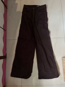 Brown Wide Leg Jeans