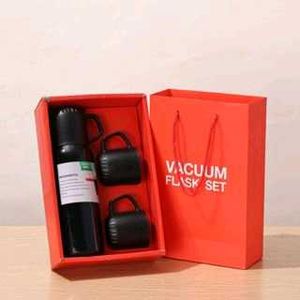 Beautiful Steel Bottle With Two Cups
