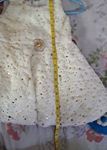 cute princess white frock