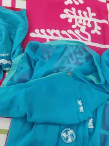 Ready to wear saree with stitched blouse