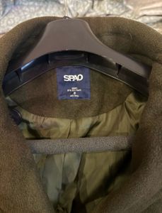 Olive Green SPAO Overcoat