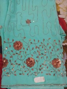 Sequin Design Saree