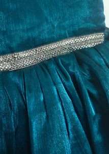 Teal One-Shoulder Dress