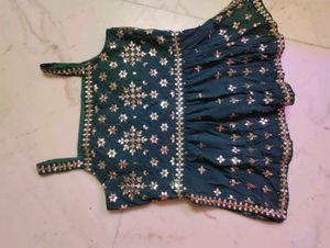 Green Lehenga Choli Set