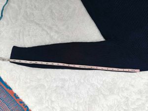 H&amp;M Navy Turtleneck Sweater