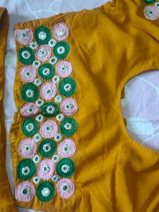 Lehnga Choli Mustard Colour