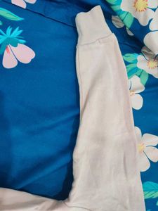 Oversized Crop Full Sleeve T Shirt