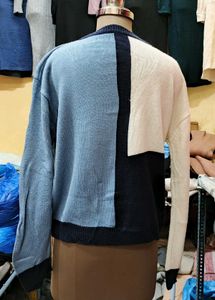 Color Block Cardigan