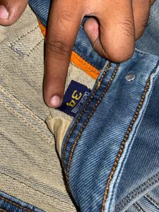 Washed Blue Ripped Slim-Fit Jeans – Rugged Street