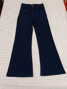 High Waist Bell Bottom Jeans