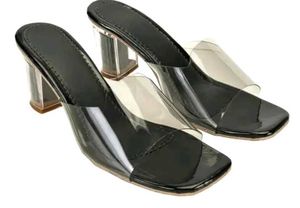 Black Transparent Heel 👠