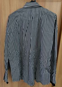 🏷️2-in-1 Layered Striped Oversized Shirt! ✨