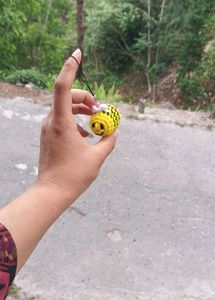 Crochet Bee (Keychain/charm)