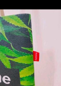 Supreme Leaf Print Tote