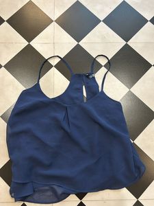 Strappy Navy Blue Top