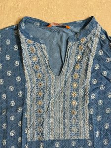 Gerua Blue Kurti 🦋💙